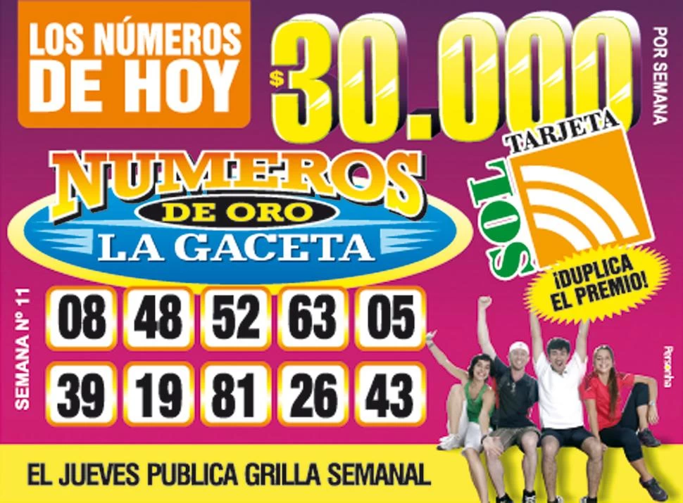 Los Números de Oro de LA GACETA