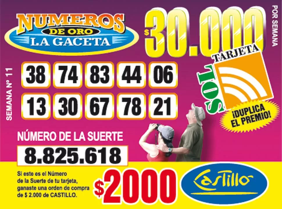 Los Números de Oro de LA GACETA