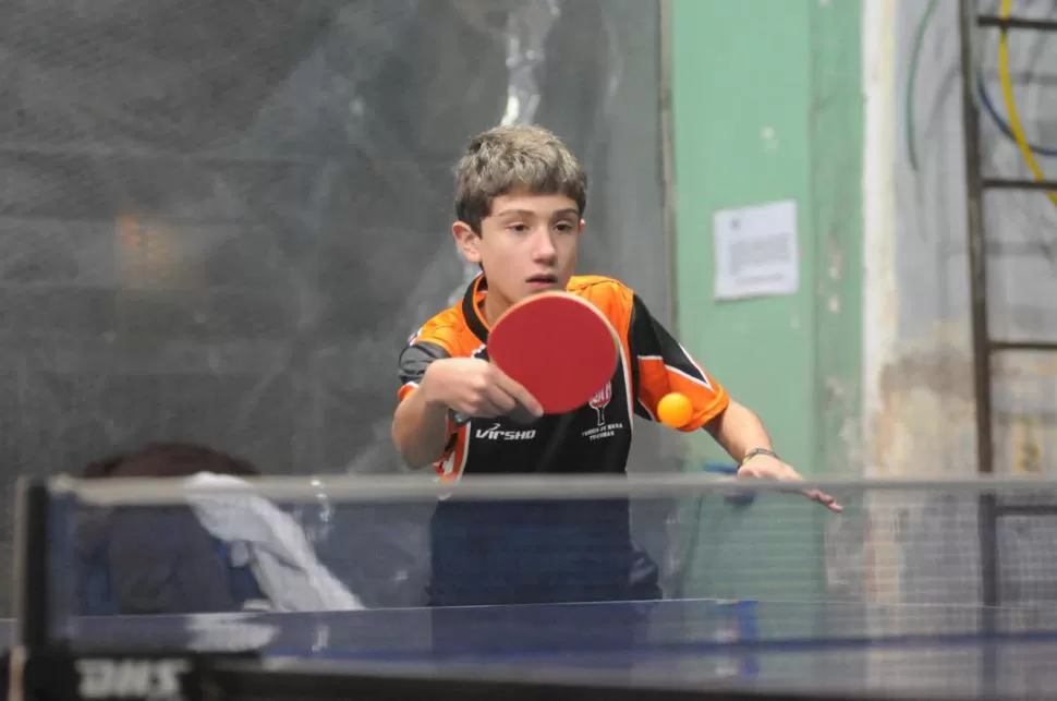 CRACK. Santiago Tolosa, de 13 años, es el juvenil tucumano de mayor proyección. En febrero viajará a Japón y a China. 