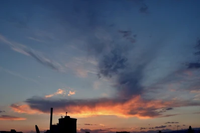 El atardecer desde Barrio Sur