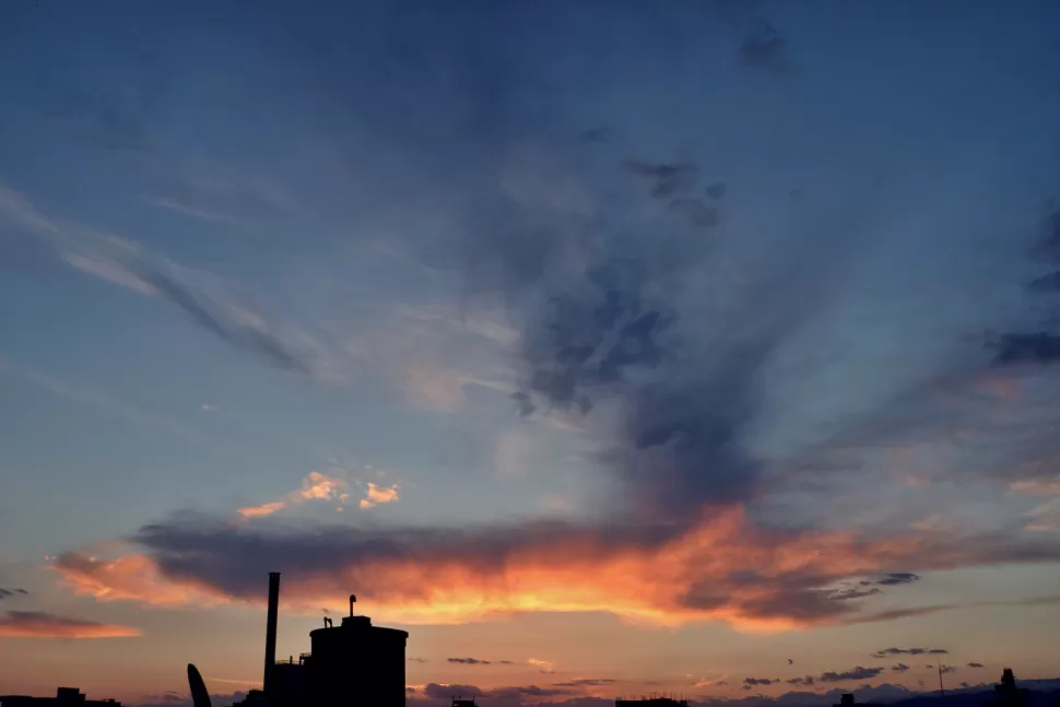 El atardecer desde Barrio Sur