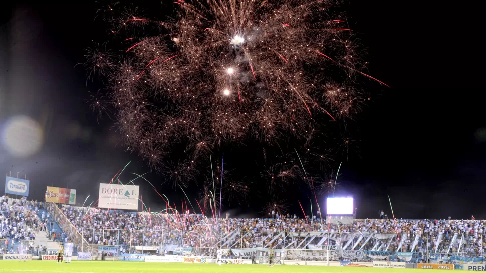 MEMORIA. El 11 de noviembre Atlético venció por última vez en casa. Fue en el 3-0 ante Olimpo. LA GACETA / ARCHIVO