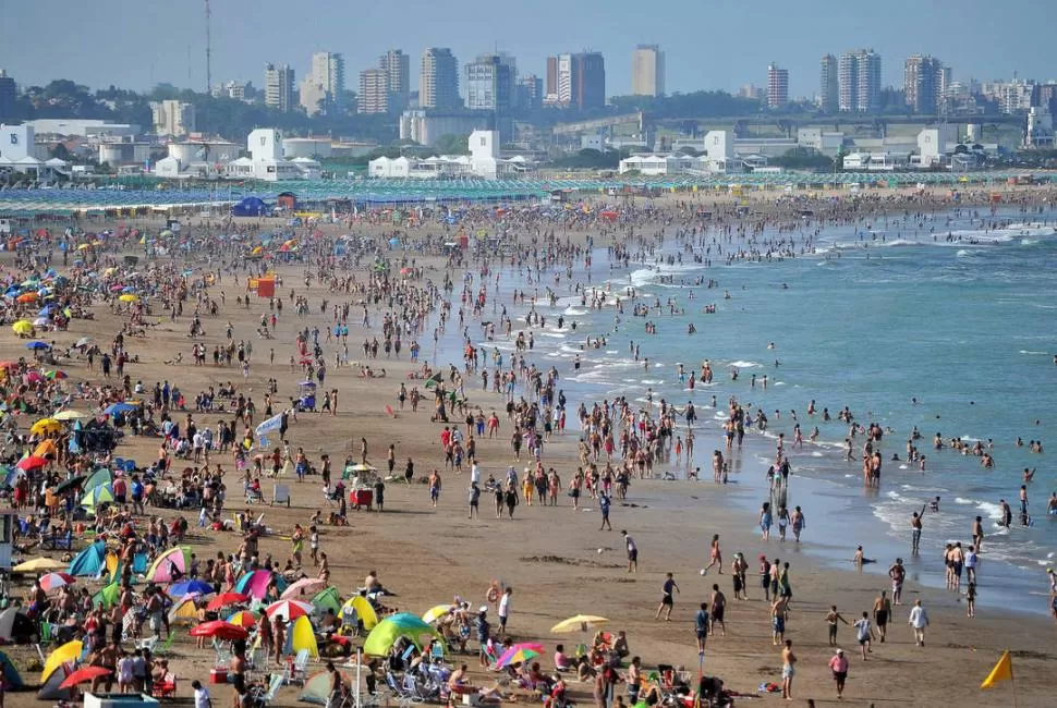 MAR DEL PLATA. La ocupación hotelera fue casi total los fines de semana. TELAM