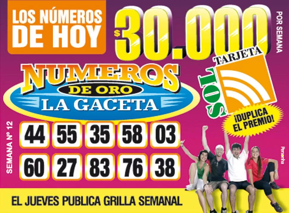 Los Números de Oro de LA GACETA