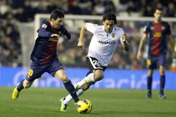 Messi volvió a convertir y marcó otro récord, pero Barcelona sólo empató