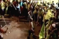 Mataron a dos personas durante un acto de Rafael Correa