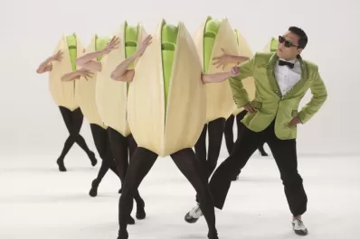 Los pistachos bailaron el Gangnam Style