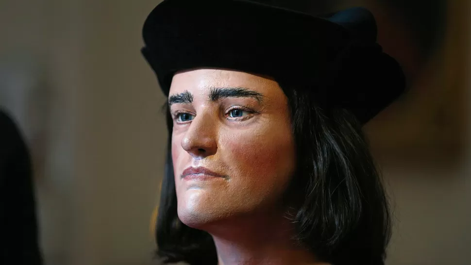 RECONSTRUCCION. A partir de los restos óses, los científicos recrearon el rostro de Ricardo III. REUTERS