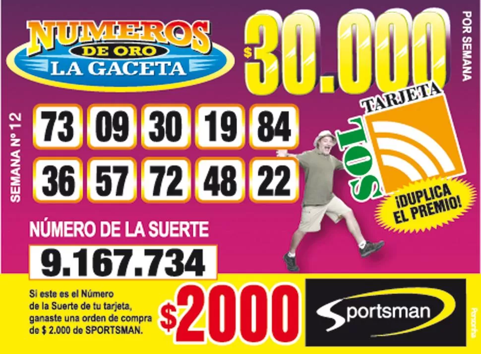 Los Números de Oro de LA GACETA