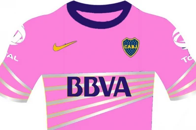 Boca podría usar una camiseta rosa