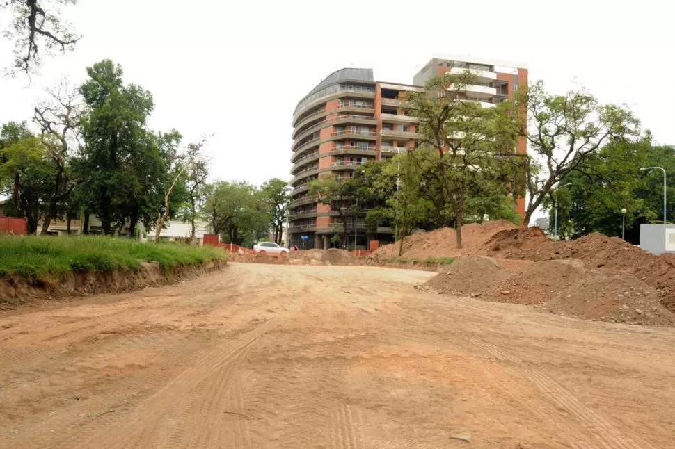 AVANZAN. Según Mercedes Aguirre, directora de Patrimonio, la Municipalidad le aseguró que trabajan al mínimo hasta que se resuelva la cuestión. LA GACETA / FOTO DE MARIA SILVIA GRANARA