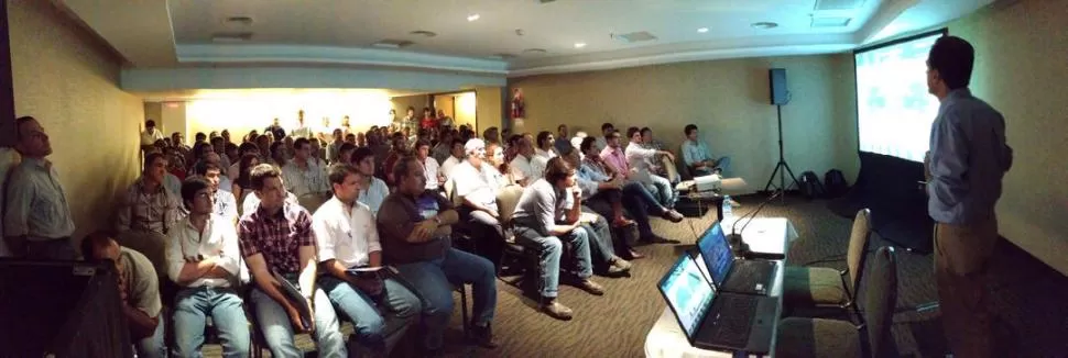 EXPOSICIÓN. La presentación se realizó el lunes en un hotel de la capital.  