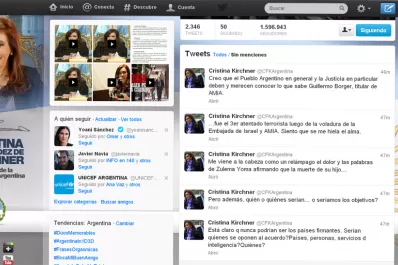 Cristina le respondió a Borger a través de Twitter