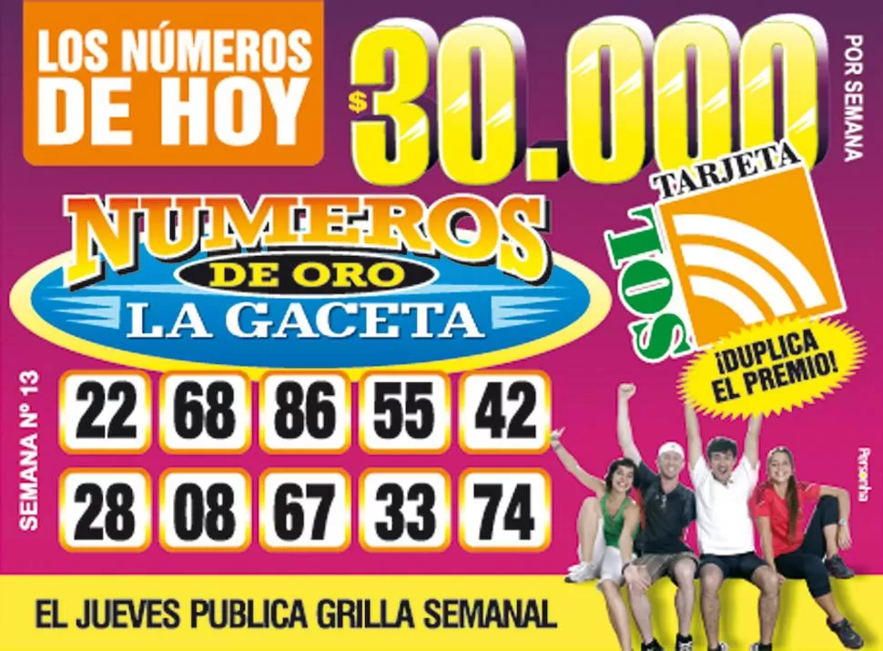 Los Números de Oro de LA GACETA