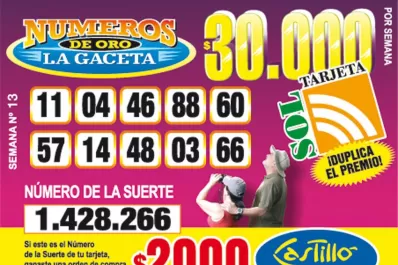 Los Números de Oro de LA GACETA