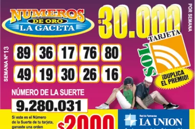 Los Números de Oro de LA GACETA