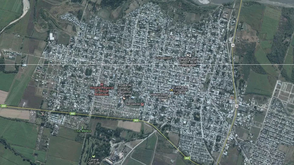 INVESTIGACION. La Policía debe ampliar las declaraciones del camionero y su mujer. CAPTURA DE GOOGLE MAPS