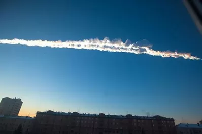 Videos de la caída del meteorito en Rusia