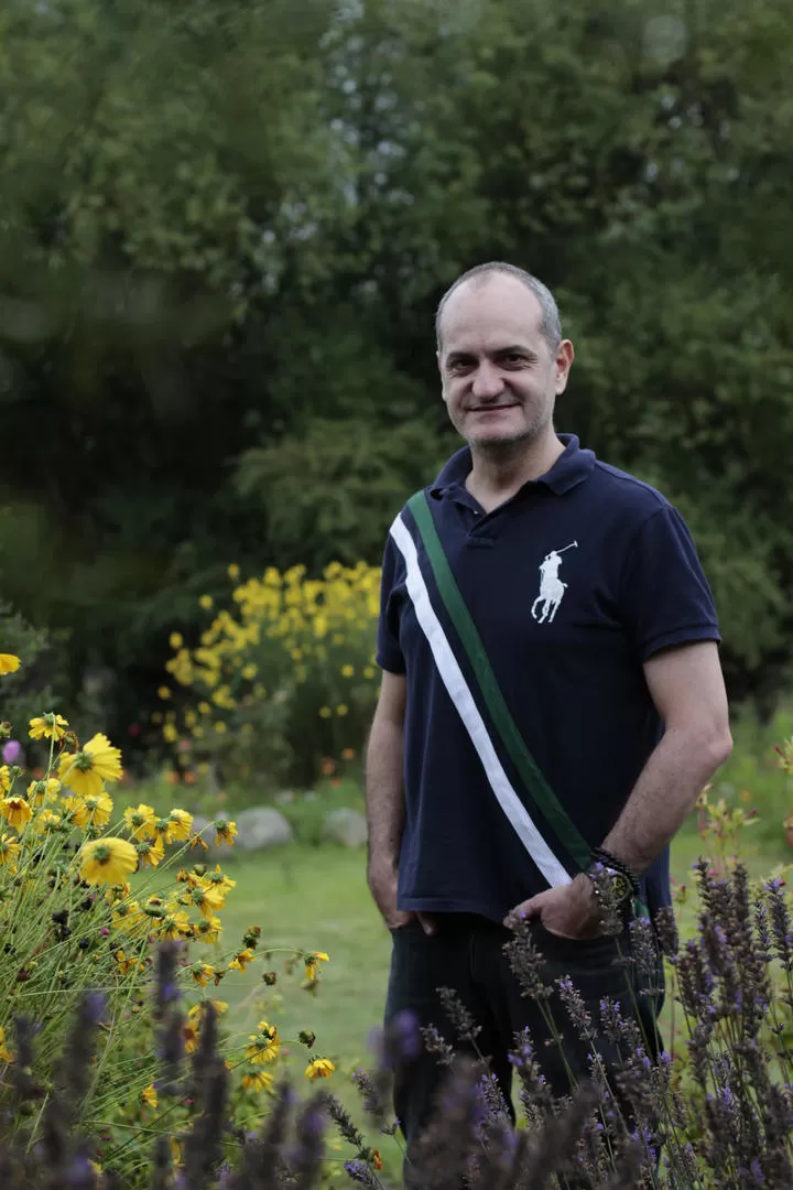 A SOLAS. La entrevista con LA GACETA se realizó antes del desfile en Tafí del Valle. Contó anécdotas y sus futuros proyectos. 