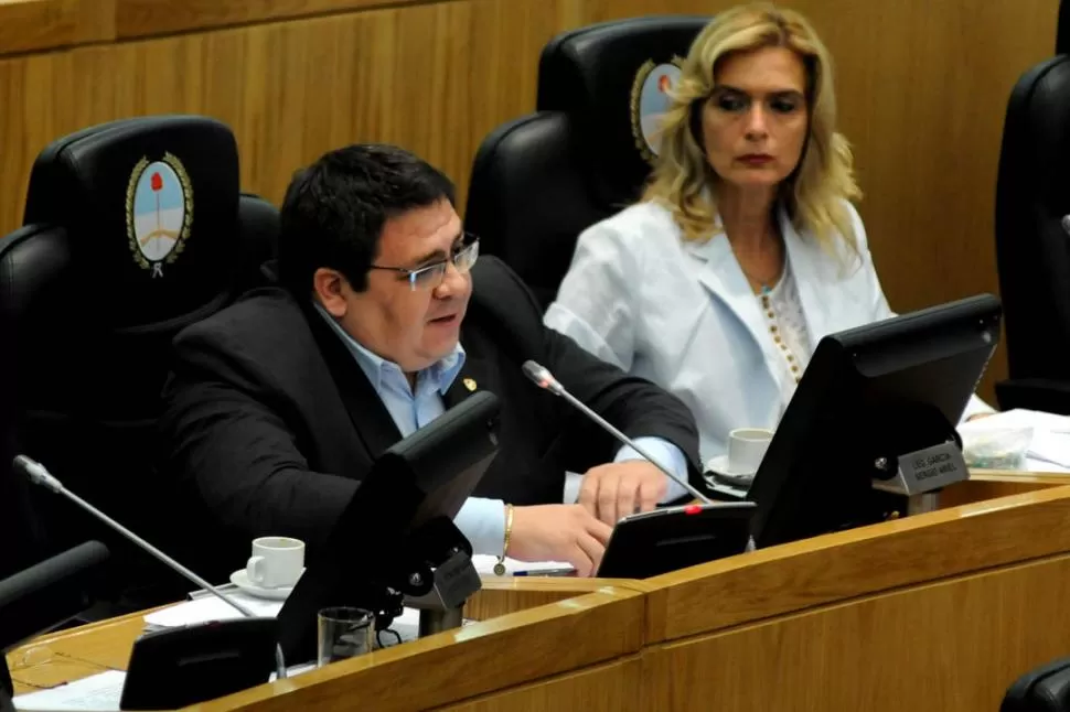 ILUSIONES. Los radicales García y Elías denunciaron que el PE le miente a la sociedad. LA GACETA / FOTO DE MARíA SILVIA GRANARA