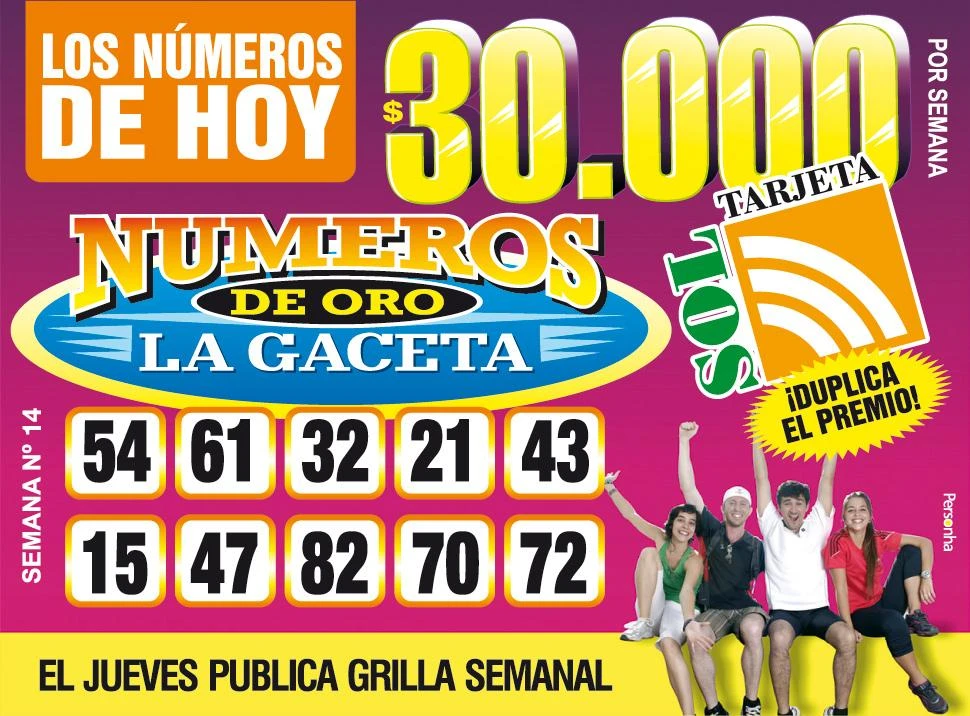 Los Números de Oro de LA GACETA