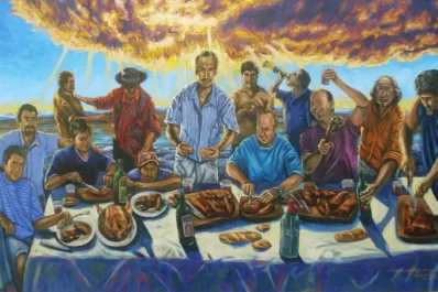 Sus cuadros muestran al mundo el Tucumán que no vive en el asfalto