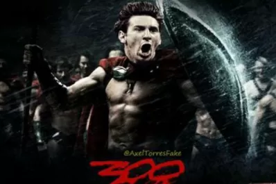 Los fanáticos consideran a Messi un espartano