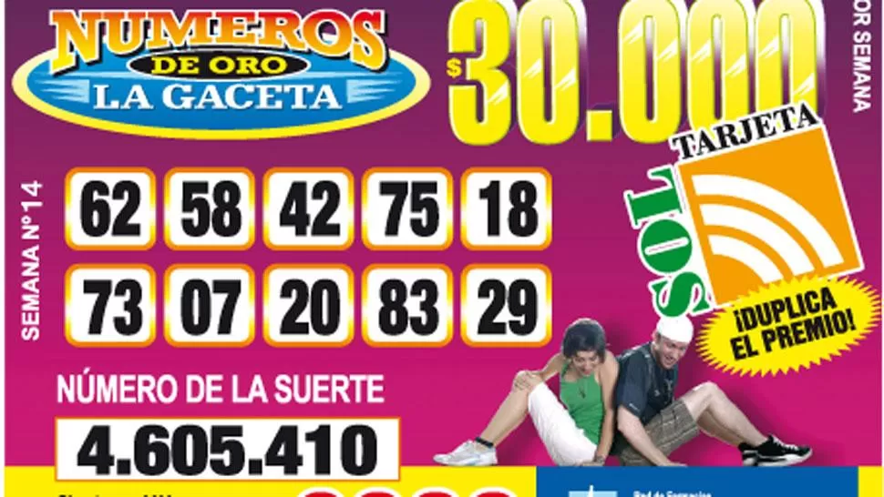 Los Números de Oro de LA GACETA