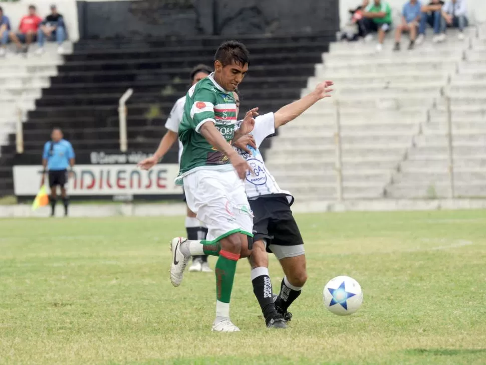 MANEJÓ LOS HILOS. Marcelo Burzac fue el jugador más inteligente de San Jorge. 