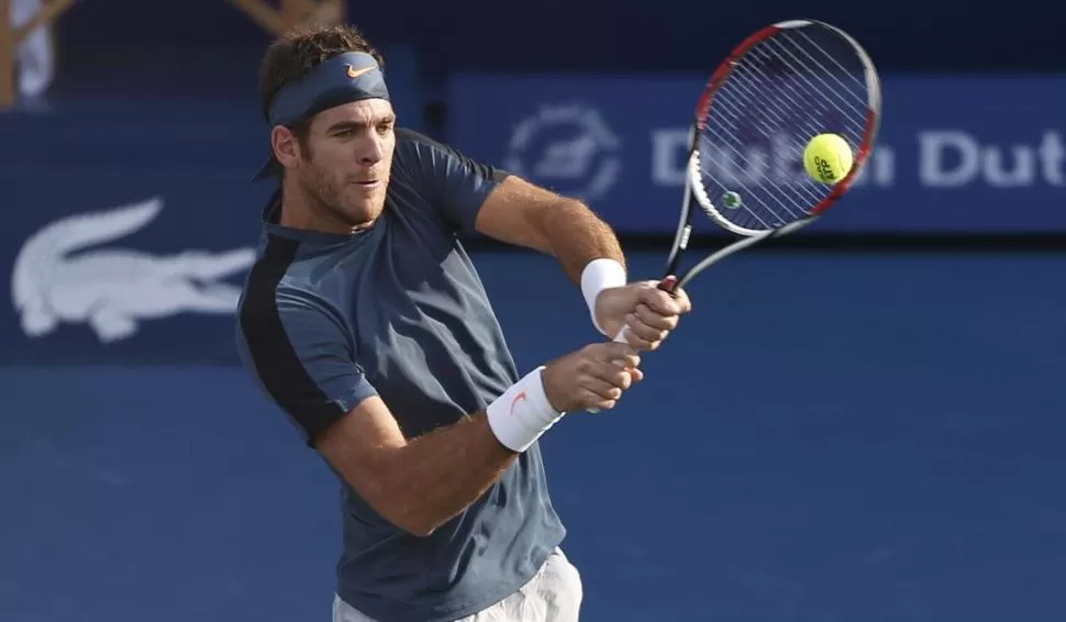 A CUARTOS. Juan Martín del Potro le ganó a Tommy Hass y sigue avanzando en Indian Wells. . 