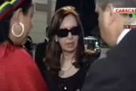 Cristina y Mujica llegaron a Venezuela para despedir a Chávez