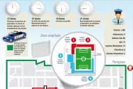 Todas las líneas de ómnibus fueron desviadas