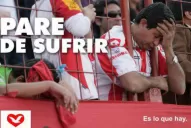 Siguen saliendo afiches con cargadas de Atlético a San Martín