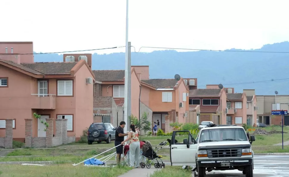 ¿EXCEPCIÓN? La mayoría de las casas de Lomas de Tafí, como la de otros emprendimientos, se adjudicaron mediante el sistema de contratación directa. LA GACETA / FOTO DE HECTOR PERALTA (ARCHIVO)