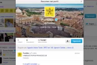 La cuenta del Papa en Twitter vuelve a estar activa
