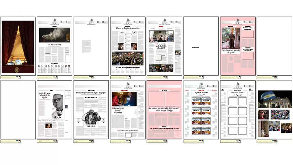 TRABAJO EN PROCESO. El suplemento especial de LA GACETA tendrá una cobertura completa sobre la designación de Bergoglio como nuevo Papa.