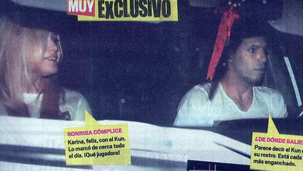 CORAZON ENAMORADO. Karina y el Kun se conocieron a fines del año pasado. FOTO TOMADA DE DIARIO “MUY”