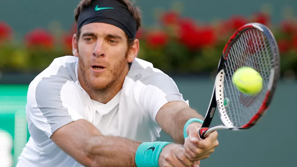 BUSCA LA FINAL. Si Delpo avanza, enfrentará a Nadal por el título. REUTERS