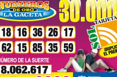 Los Números de Oro de LA GACETA