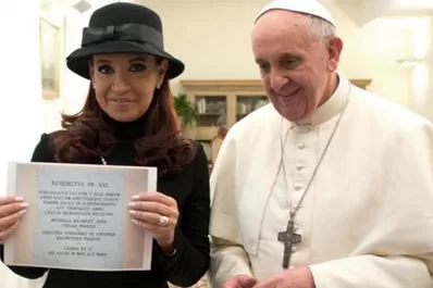 Palabra por palabra, la charla entre Cristina y Francisco