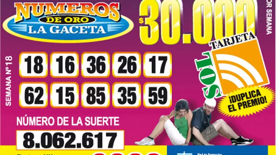 Los Números de Oro de LA GACETA