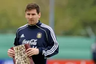 Messi se sumó a los entrenamientos