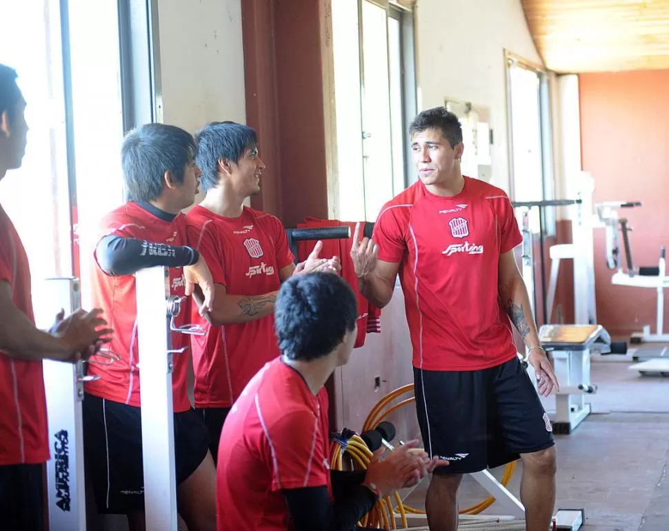 SE ENTRENA PARA CAMBIAR. Rodríguez quiere convertirle a Talleres y recuperar la confianza en la recta final del torneo. 