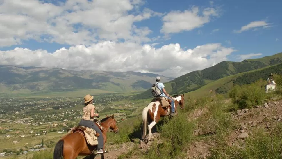 PURA BELLEZA. Los paisajes tafinistos son un imán para el turismo. ARCHIVO LA GACETA 