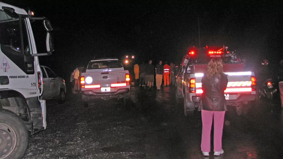 HASTA ULTIMA HORA. Se vivieron momentos de tensión sobre la ruta 307. LA GACETA / FOTO RODOLFO CASEN