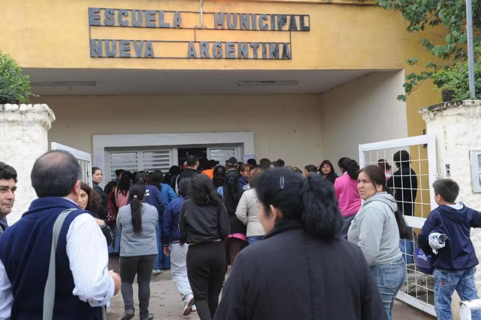 LA ESCUELA. Asisten 600 chicos.  