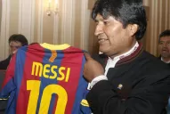 Evo Morales quiere condecorar a Lionel Messi