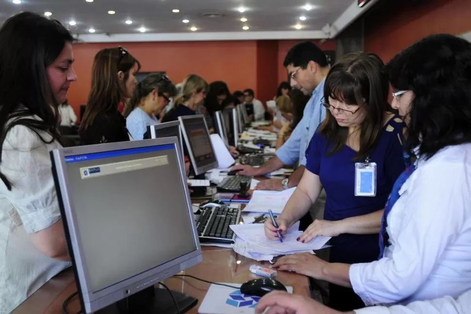 HASTA MEDIADOS DE ABRIL. En Rentas ya están preparando el sistema para atender a los deudores. LA GACETA / FOTO DE ANALíA JARAMILLO