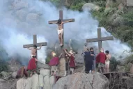 La Pasión conmovió a miles de turistas en Tafí del Valle