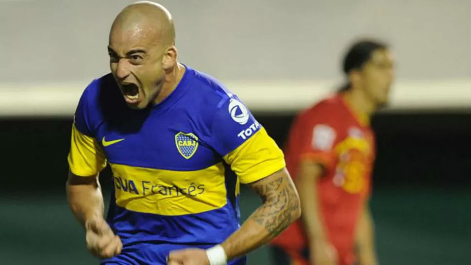 ARTILLERO. El uruguayo Santiago Silva será la carta de gol de Boca hoy ante Independiente. FOTO TOMADA DE VAVEL.COM.